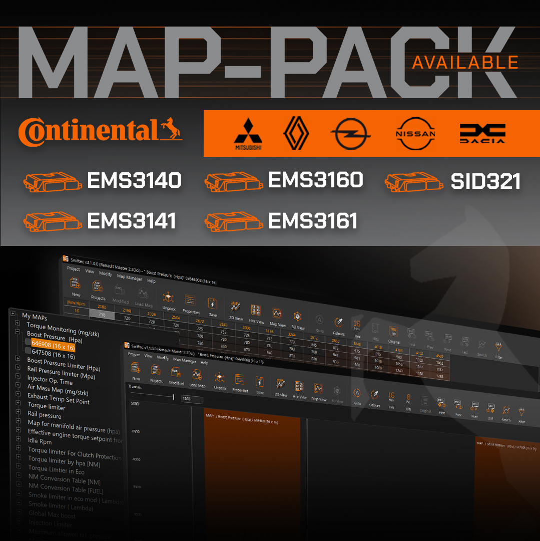 New map packs for Continental